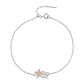 Pulsera Flor De Cerezo Sakura en Plata 925 - Miniatura 1