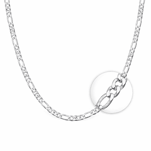 Cadena Cartier 3 mm Hombre en Plata 925 