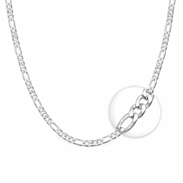 Cadena Cartier 3 mm Hombre en Plata 925  1