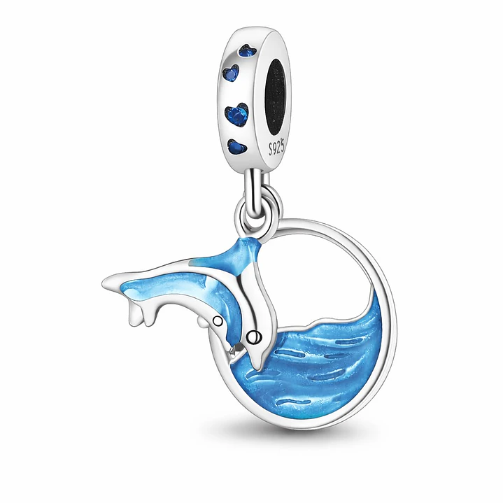 Charm Delfín Mar en Plata 925  1