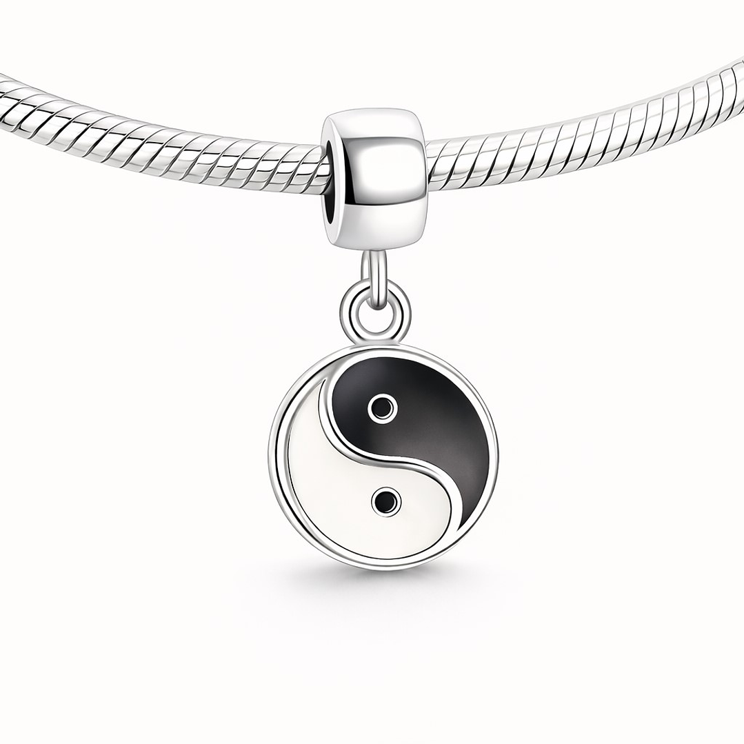 Charm Yin y Yang en Plata 925  3
