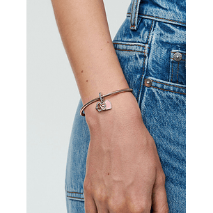 Charm Corazón Infinito Circón Brillante en Plata 925 