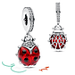 Charm Dije Mariquita Roja en Plata 925  - Miniatura 4