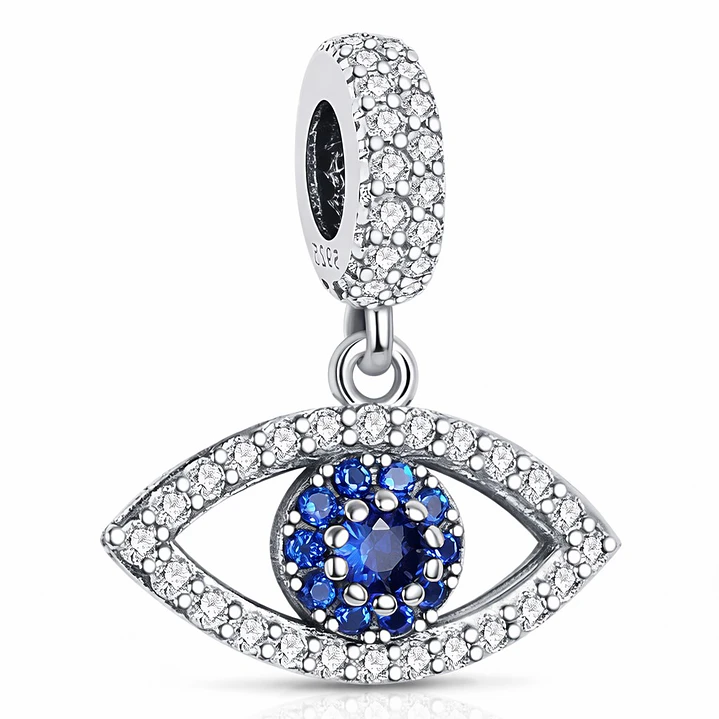 Charm Dije Ojo Turco Circón en Plata 925  1