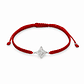 Pulsera Hilo Rojo Ajustable Nudo de Brujas Plata 925 - Miniatura 1