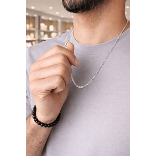 Cadena Cartier 3 mm Hombre en Plata 925 