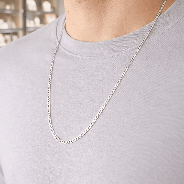 Cadena Cartier 3 mm Hombre en Plata 925  3