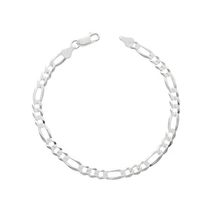 Pulsera Hombre Cartier 3x1-6 mm Plata Ley 925