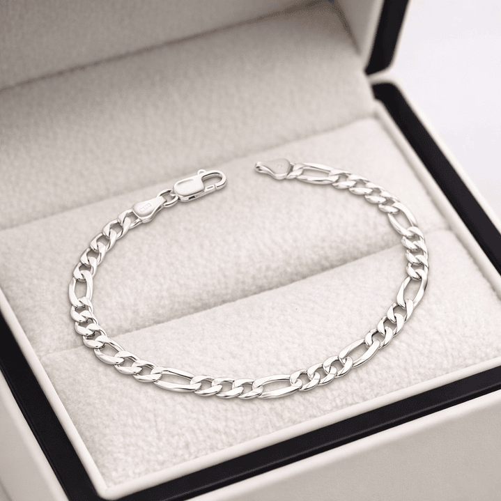 Pulsera Hombre Cartier 3x1-6 mm Plata Ley 925 3