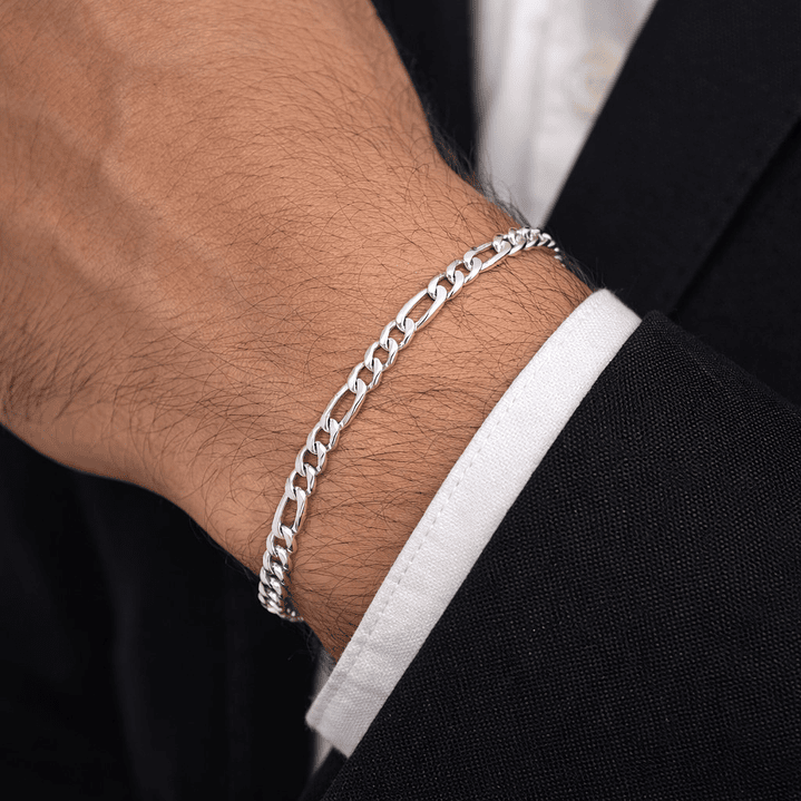 Pulsera Hombre Cartier 3x1-6 mm Plata Ley 925 2