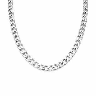 Cadena Cubana Hombre 7mm Acero Inoxidable  