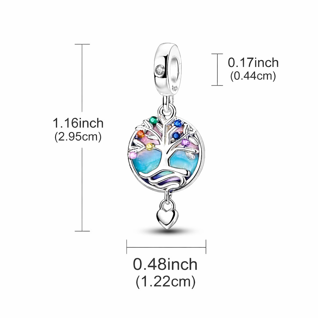 Charm Árbol de la Vida Plata Ley 925   3