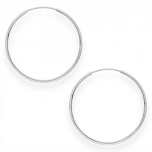 Aros Argolla Lisa 16mm Plata Ley 925  