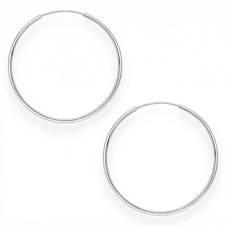 Aros Argolla Lisa 16mm Plata Ley 925   1