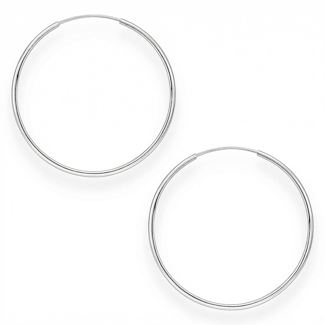 Aros Argolla Lisa 16mm Plata Ley 925   1