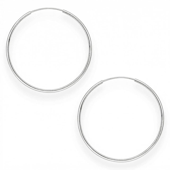 Aros Argolla Lisa 16mm Plata Ley 925   1