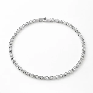 Pulsera Hombre Rolo 3mm Plata 925