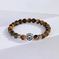 Pulsera Estrella de David Piedras Ojo de Tigre  - Miniatura 3