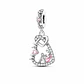 Charm Corazón Mamá con Bebecito Plata 925 - Miniatura 1