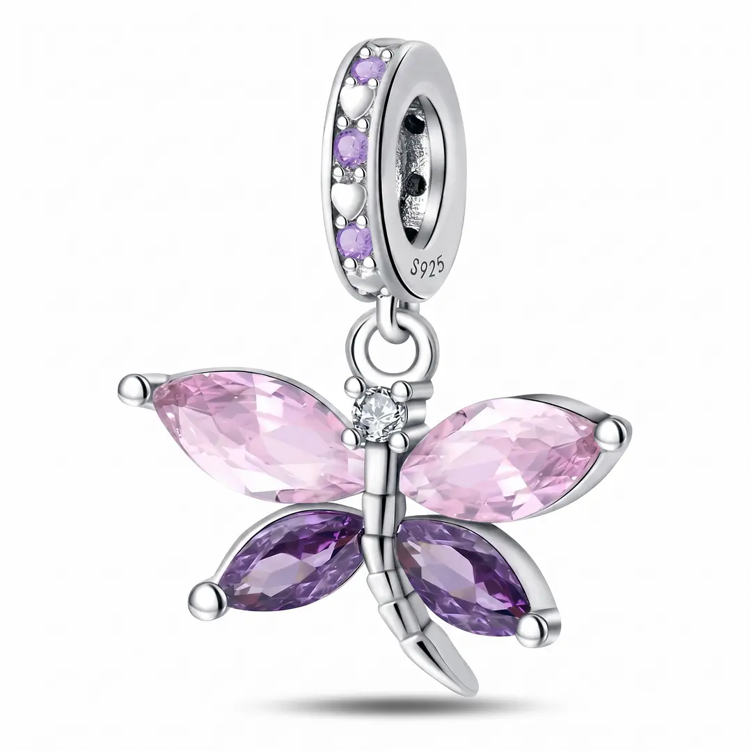 Charm Mariposa Circón Plata 925 1