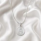 Collar Colgante Sagrado Corazón de Jesús 50cm en Plata 925  - Miniatura 3