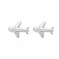 Aros Diseño de Avión en Plata 925 - Miniatura 1