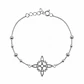 Pulsera Nudo de Bruja Bolitas Plata 925 - Miniatura 1