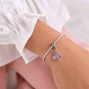 Charm Dije Corazón Infinito Love Mamá Plata 925
