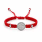 Pulsera Baby Medalla San Benito Plata 925 - Miniatura 1