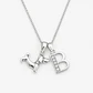 Collar Perrito Salchicha + Inicial Personalizada Plata 925 – EDICIÓN LIMITADA - Miniatura 4