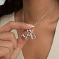 Collar Perrito Salchicha + Inicial Personalizada Plata 925 – EDICIÓN LIMITADA - Miniatura 2