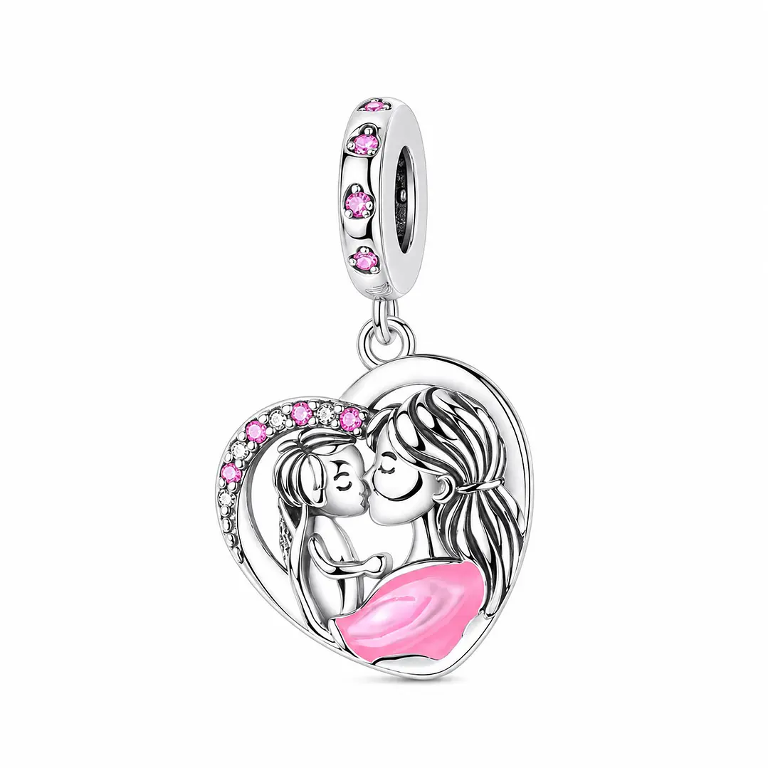 Charm Mamá con Bebé Amor Incondicional Plata 925 1