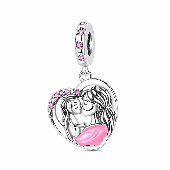 Charm Mamá con Bebé Amor Incondicional Plata 925 1