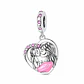 Charm Mamá con Bebé Amor Incondicional Plata 925 - Miniatura 1