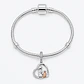 Pulsera + Charm Mamá Hija Plata 925 - Miniatura 1