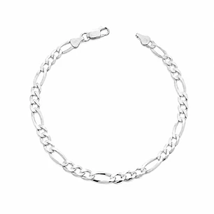 Pulsera Hombre Cartier 3x1-6 mm Plata Ley 925