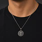 Collar San Benito Hombre Acero Inoxidable - Miniatura 2