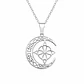 Collar Nudo de Bruja Luna Unisex Acero Inoxidable  - Miniatura 1