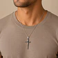 Collar Crucifijo Hombre Acero Inoxidable  - Miniatura 2