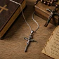 Collar Crucifijo Hombre Acero Inoxidable  - Miniatura 4