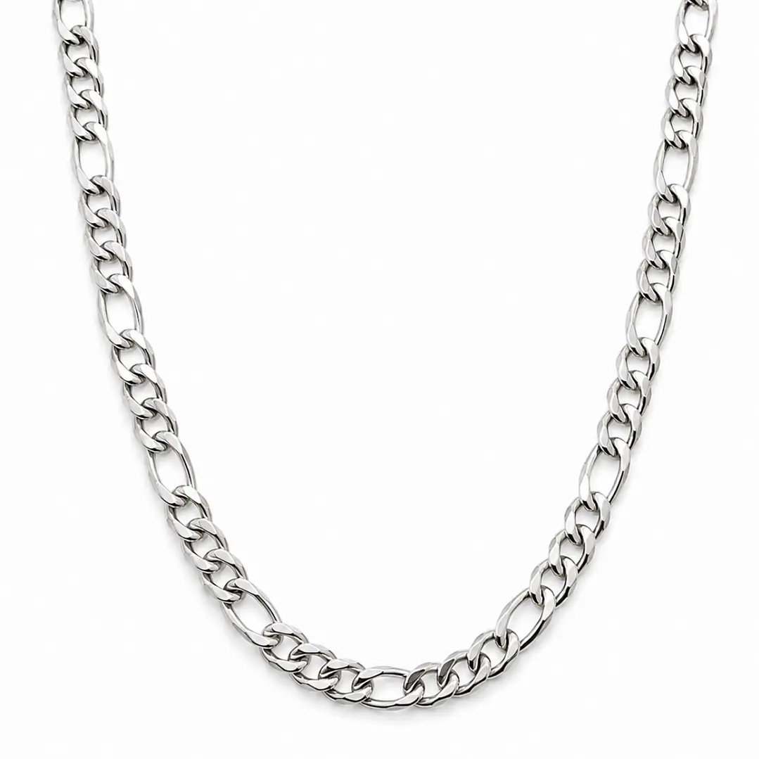 Cadena Cartier Hombre 7mm 70cm Acero Inoxidable   1