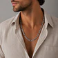 Cadena Cartier Hombre 7mm 70cm Acero Inoxidable   - Miniatura 3