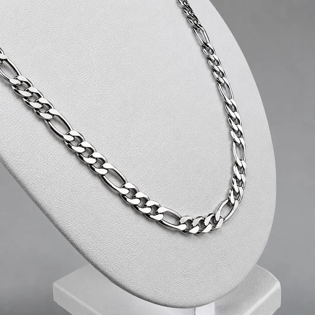Cadena Cartier Hombre 7mm 70cm Acero Inoxidable   4