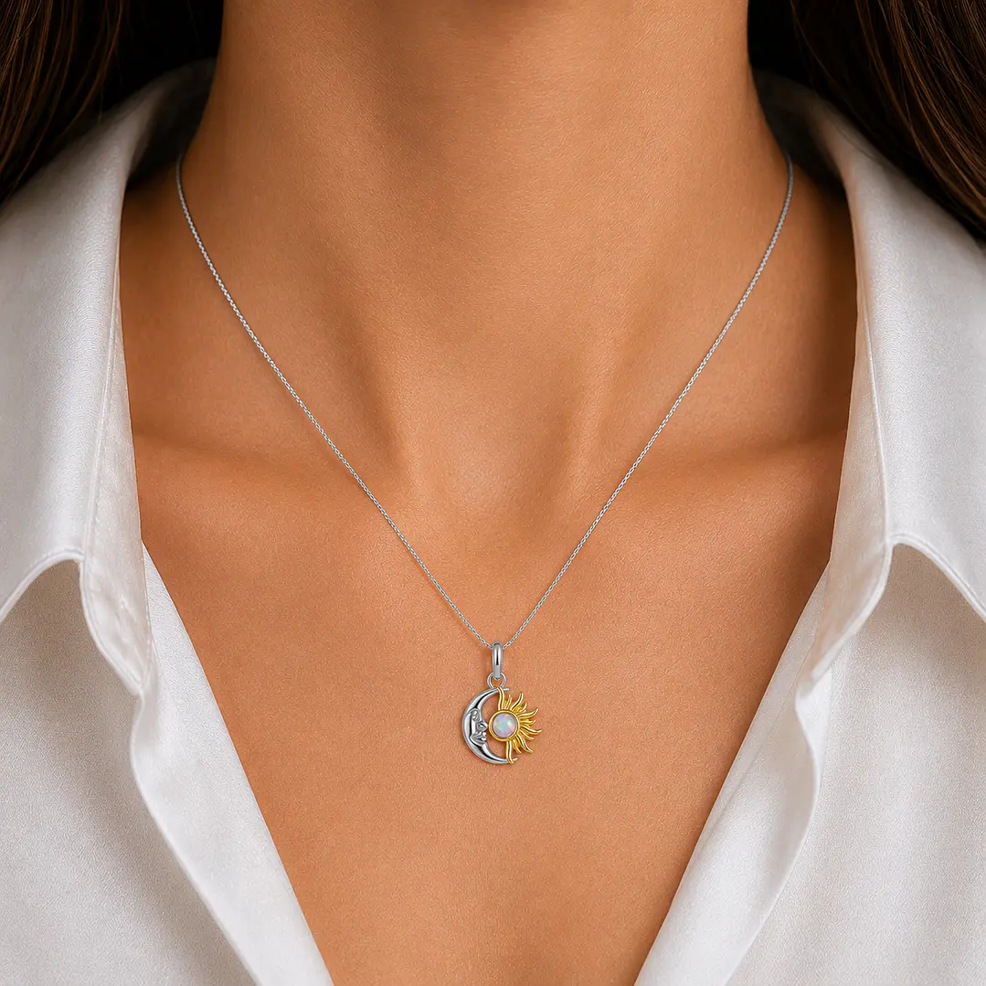 Charm Bohemio Luna Sol Plata 925 4