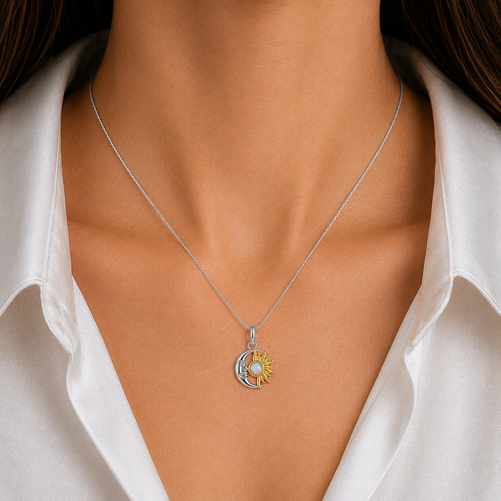 Charm Bohemio Luna Sol Plata 925 4