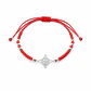 Pulsera Hilo Rojo Nudo de Bruja Ajustable Plata 925  - Miniatura 1