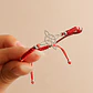 Pulsera Hilo Rojo Nudo de Bruja Ajustable Plata 925  - Miniatura 4