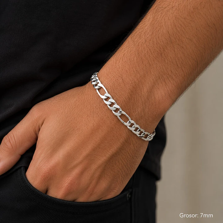 Pulsera Cartier 7mm Hombre Acero Inoxidable 2