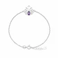 Pulsera Mujer Flor de Loto Plata ley 925 - Miniatura 1