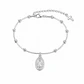 Pulsera Virgen María Acero Inoxidable - Miniatura 1